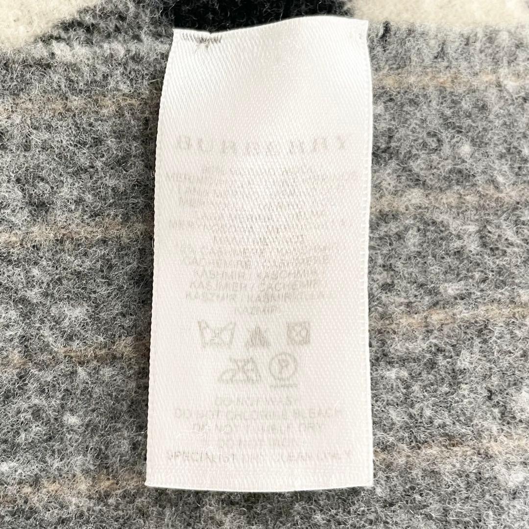 【美品】バーバリー　マフラー・ストール・メリノウール・チェック・BURBERRY