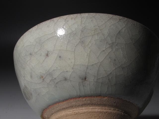 ★　板谷波山　青磁茶碗　趣ある一品です★x589