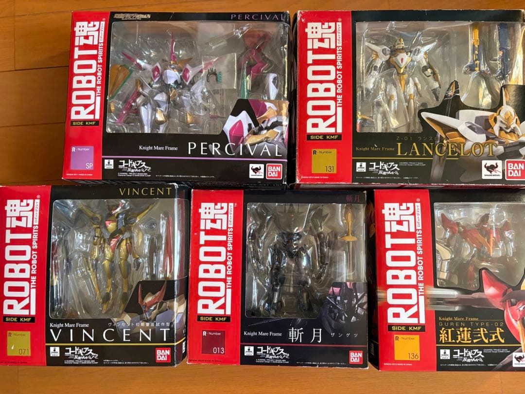 コードギアス　ロボット魂　まとめ売り
