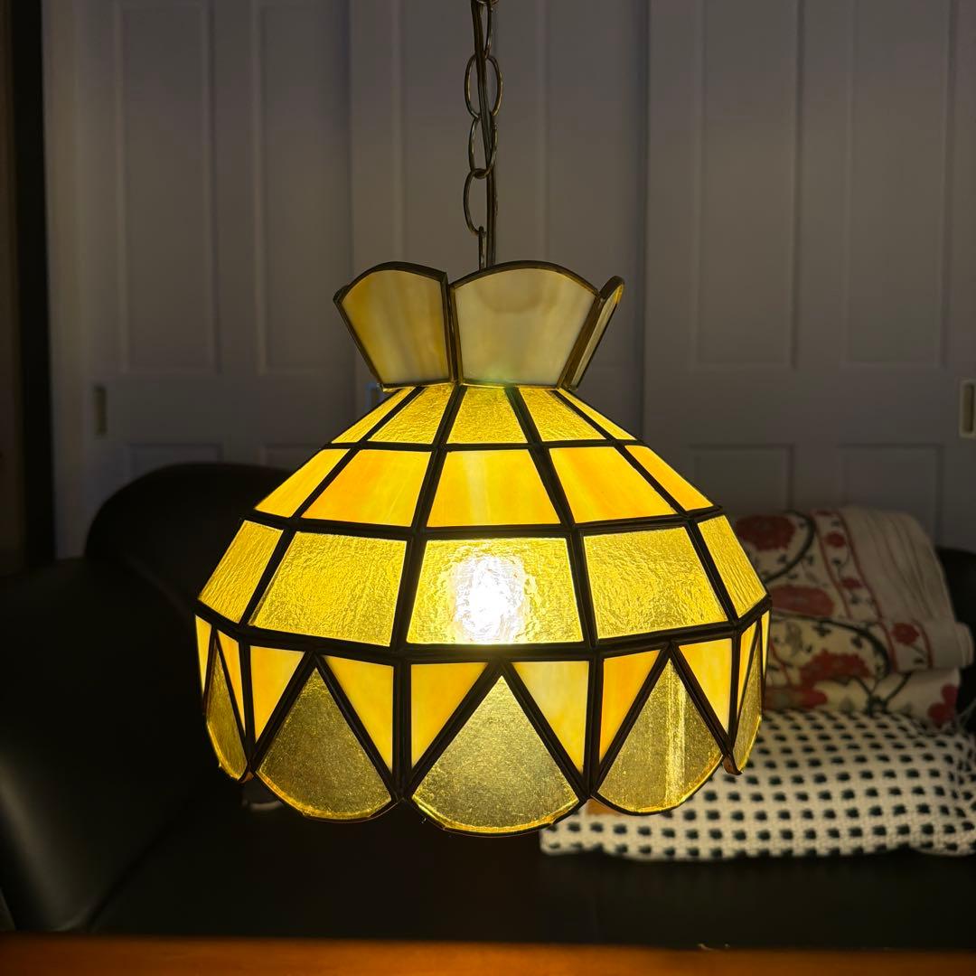 A*7様 ステンドグラス調?ペンダントライト