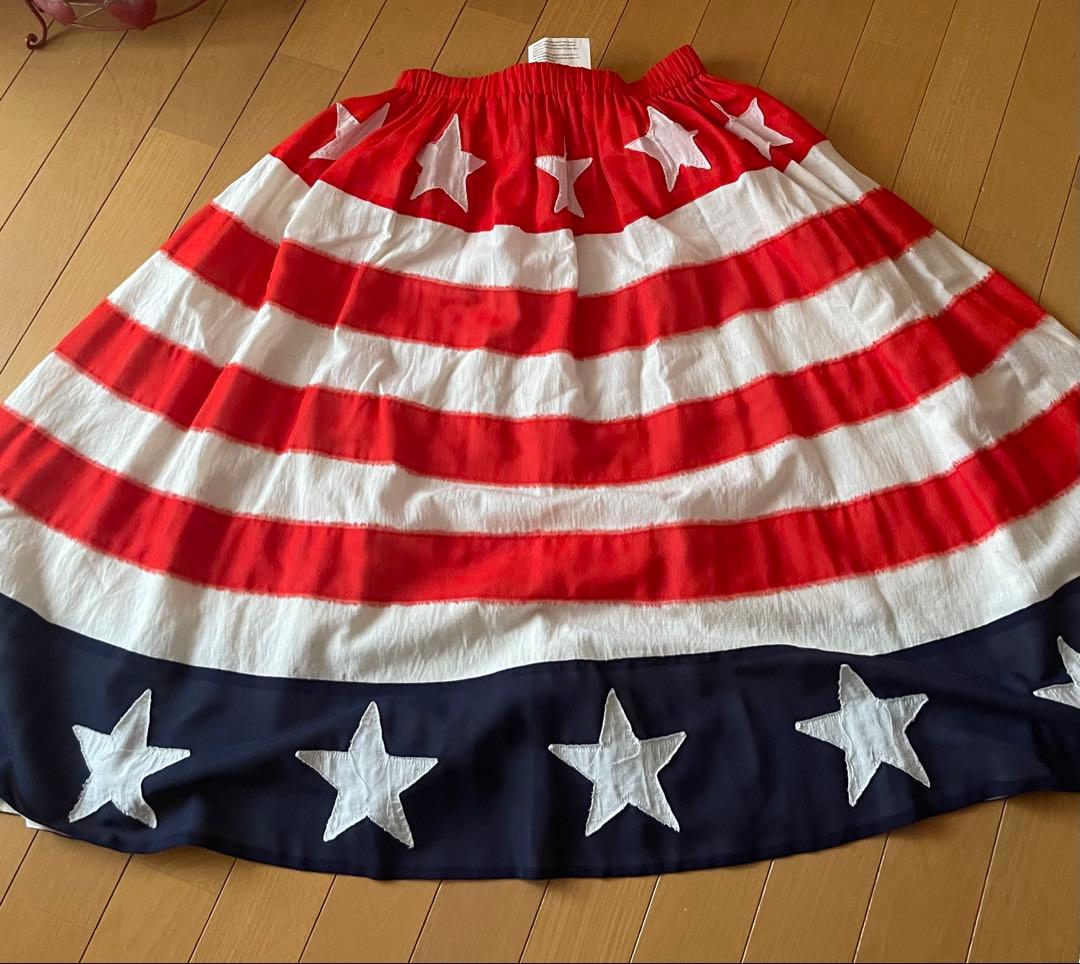 ジュンヤワタナベコムデギャルソン ☆星条旗フレアスカート