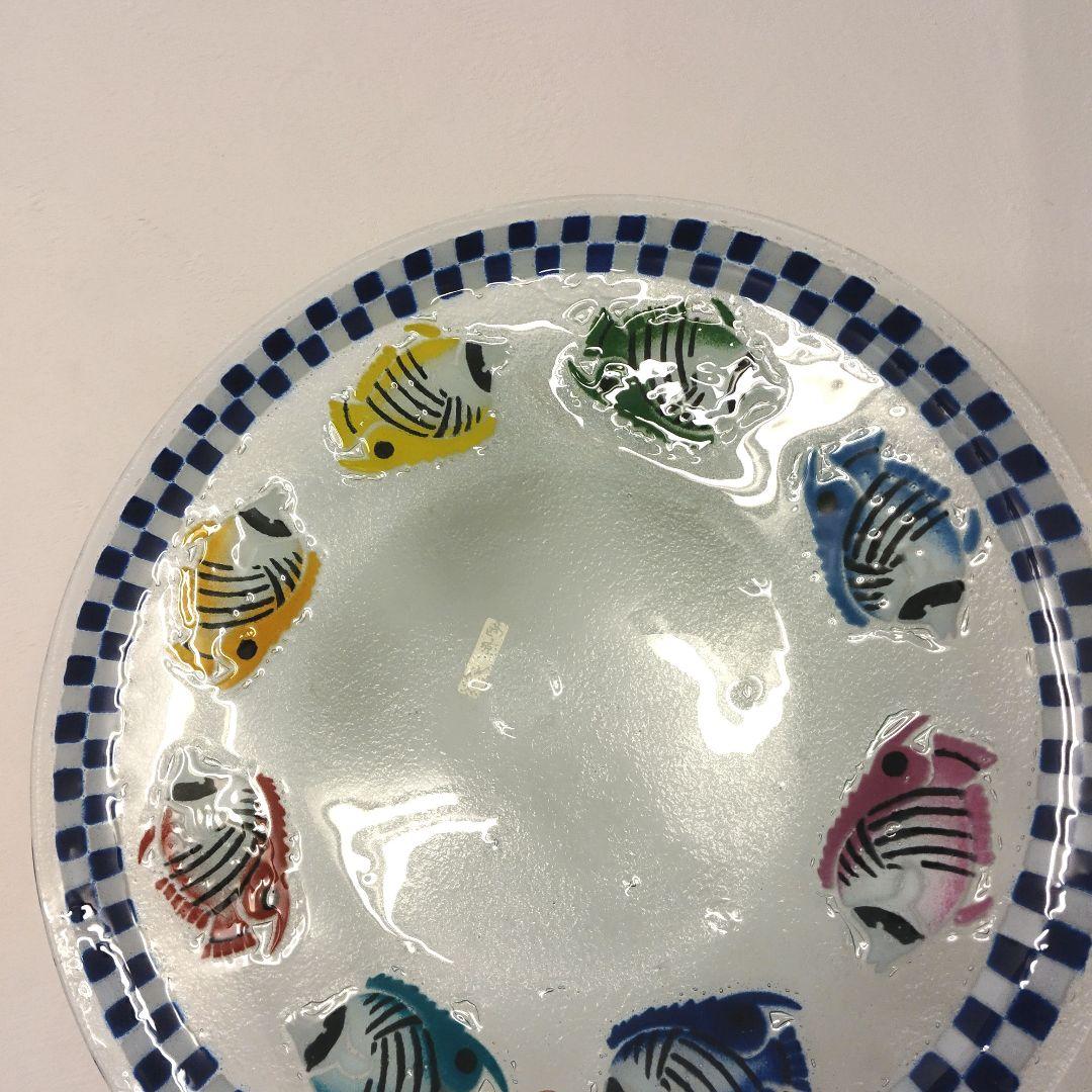 【Peggy Karr】USA  作家  ガラスプレート  大作  サインあり