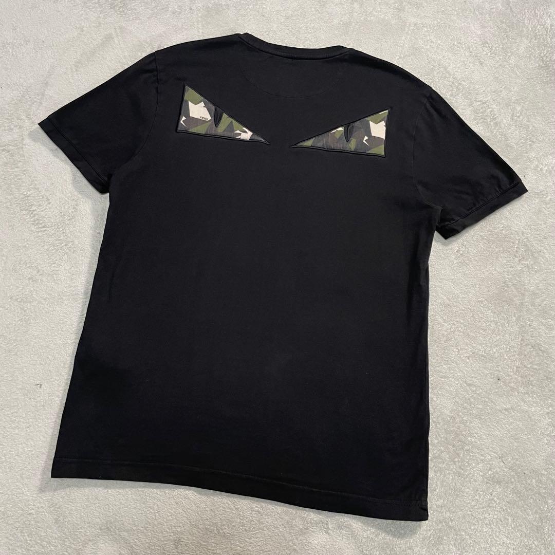 フェンディ　モンスター　半袖Tシャツ　ブラック　M