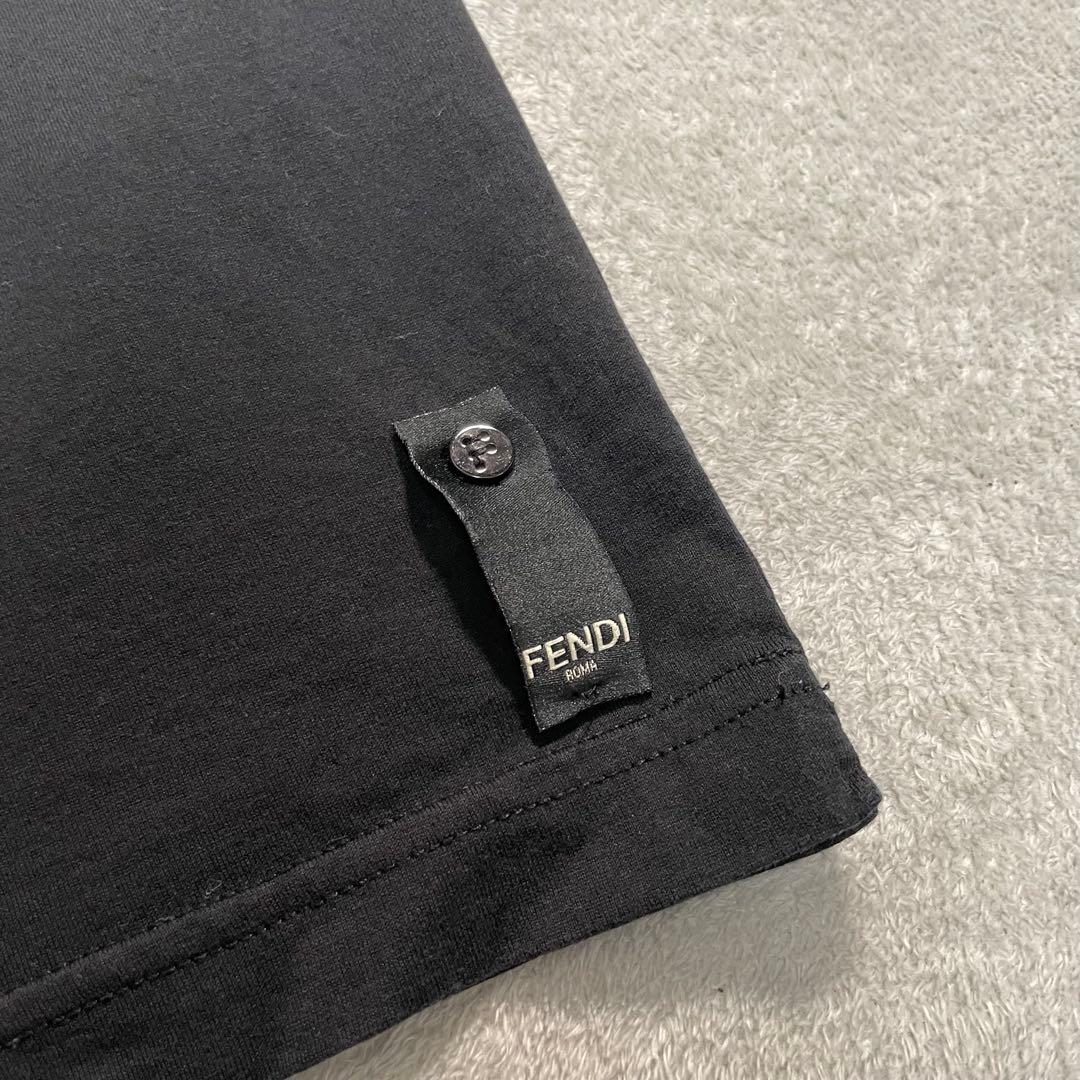 フェンディ　モンスター　半袖Tシャツ　ブラック　M