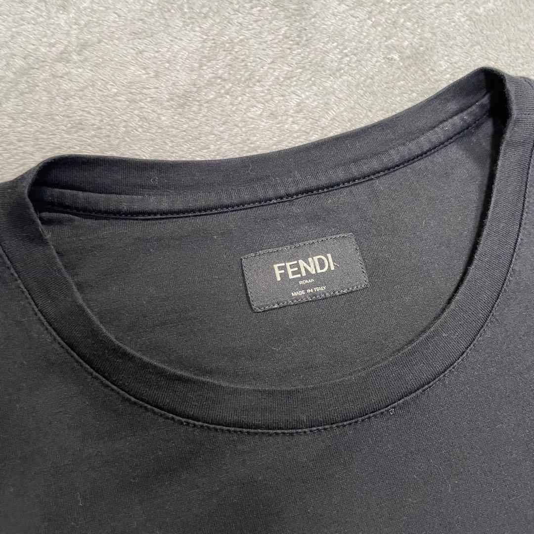 フェンディ　モンスター　半袖Tシャツ　ブラック　M