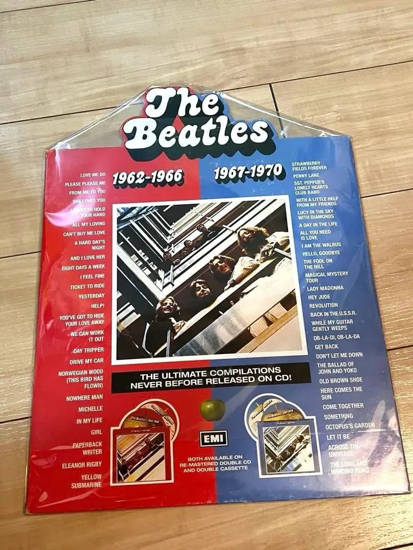 貴重　ビートルズ非売品店頭ディスプレイ　赤盤青盤