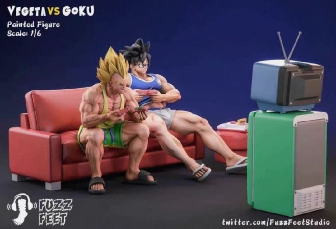 ドラゴンボール　ソファに座る悟空　ガレージキット　フィギュア　完成品