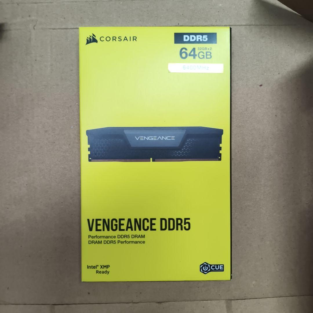 CORSAIR VENGEANCE DDR5 64GB（32GBx2）