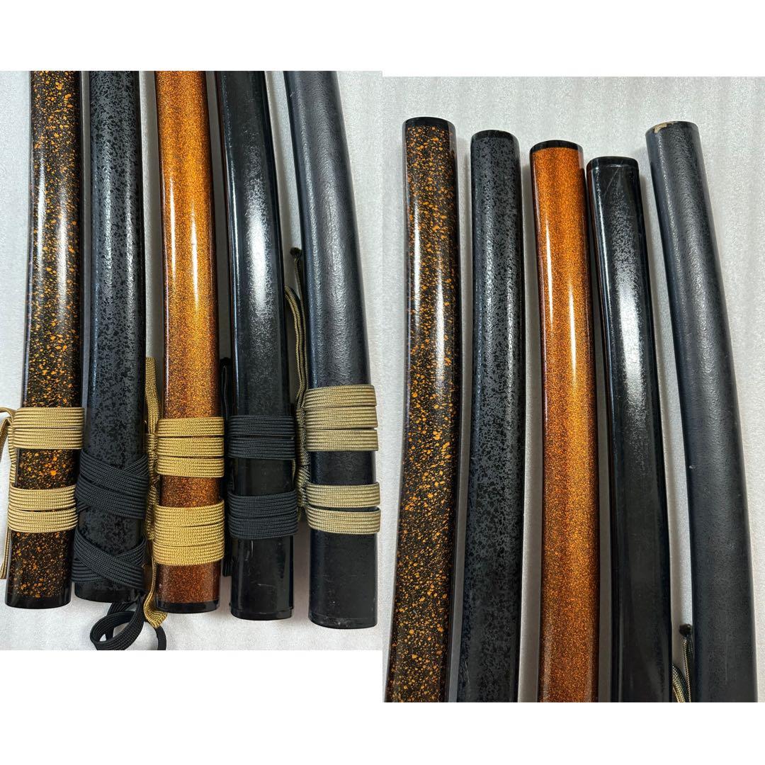 模造刀 脇差10点まとめ　黒鞘　金茶漆鞘　白鞘 26A