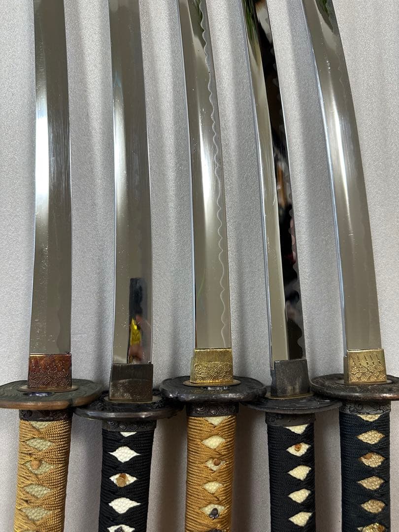 模造刀 脇差10点まとめ　黒鞘　金茶漆鞘　白鞘 26A