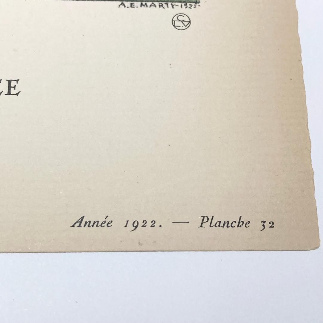 A.E.マルティ☆ファッションプレート☆LA BICHE APPRIVOISÉE