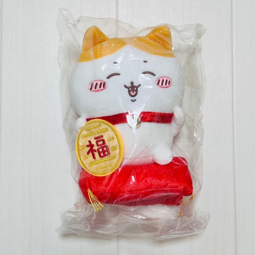 ちいかわ ハチワレ 招き猫 ぬいぐるみ S