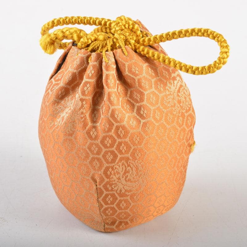 茶道具　備前焼　猪俣政昭作　茶入　仕覆付　共箱　V　6523