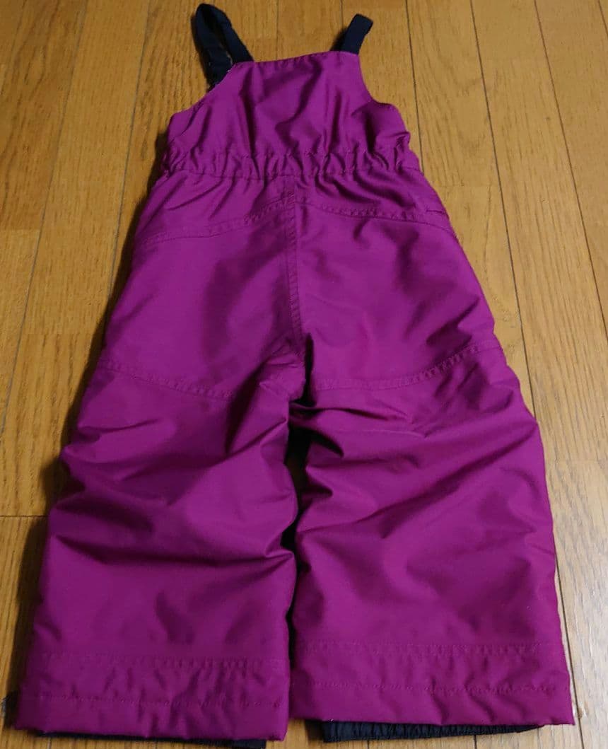 patagonia子ども用スノーボードウェア 紫とピンク