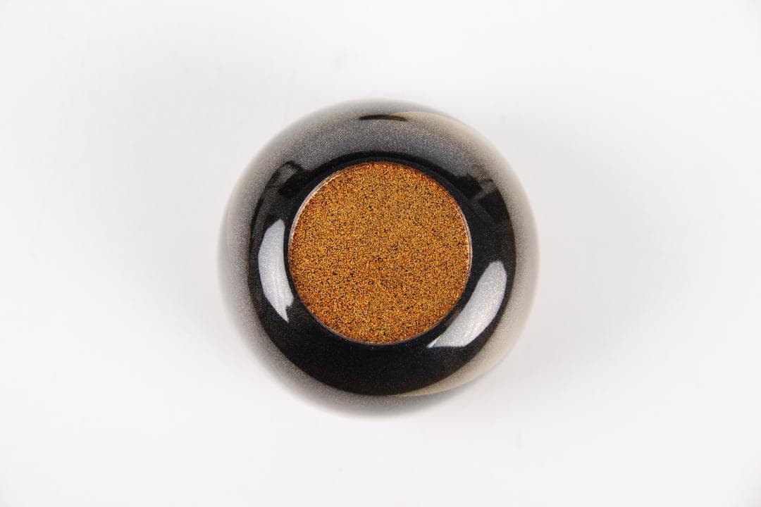 一后一兆 作 落款あり　遠山蒔絵棗 内梨地 共箱布 茶道具 EG1-13