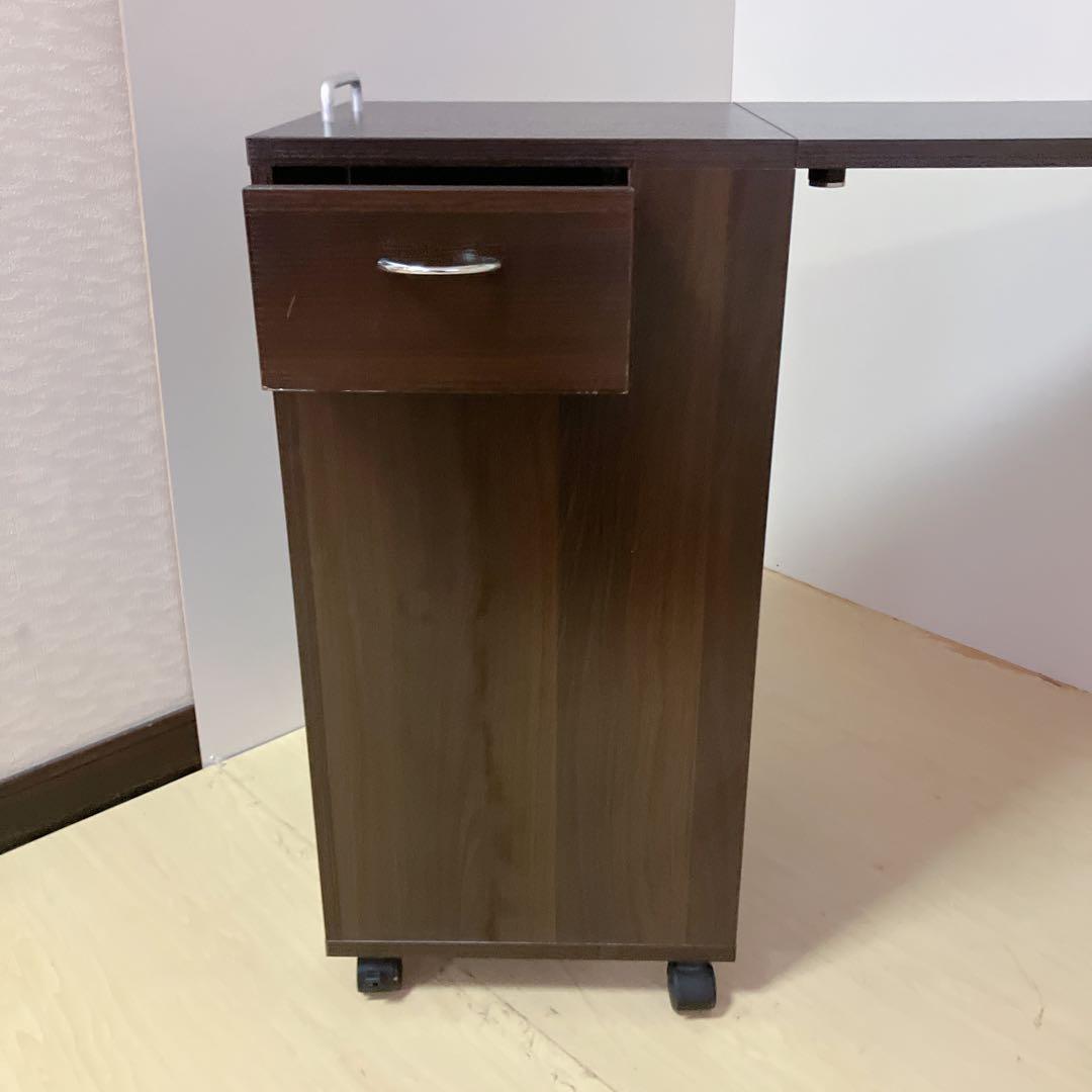 ETBELLA 折りたたみ ネイルテーブル　キャスター付き　バタフライテーブル