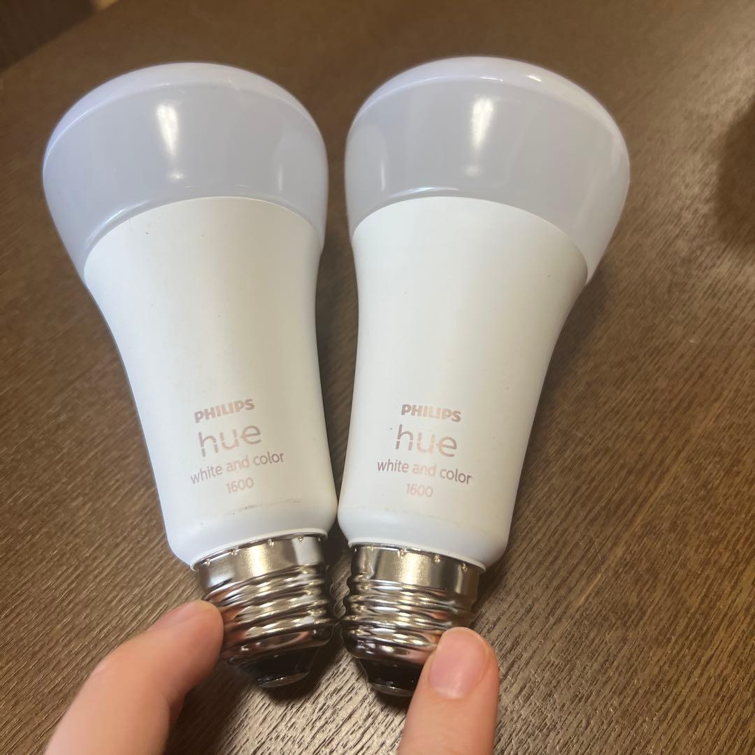 PHILIPS hue COLOR LED電球 1600ルーメン 2個セット