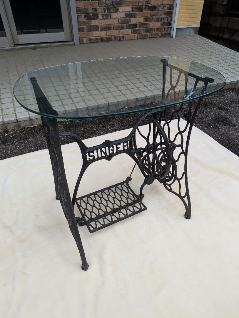 ネ*ャ様 シンガー　網目ミシン脚　ミシン台　テーブル脚　アンティーク　レトロ