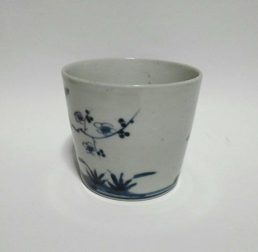 松竹梅の図　蕎麦猪口　そばちょこ