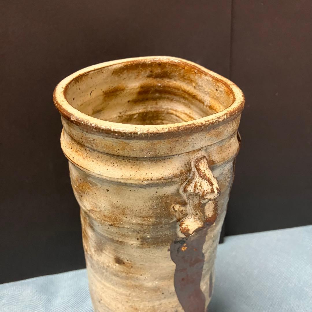 唐津焼　花入(花瓶) 小次郎窯　小十窯