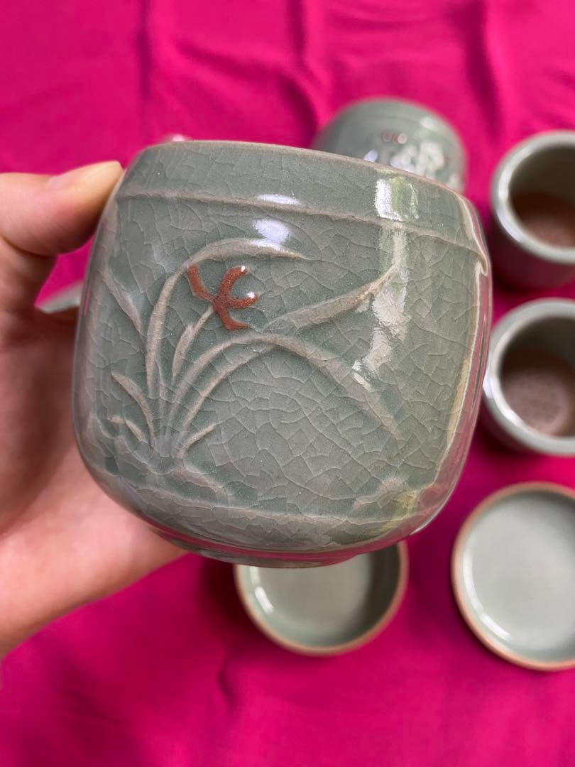 陶磁器 池順鐸先生 韓国の人間文化財（人間国宝） 第四号に指定された陶器