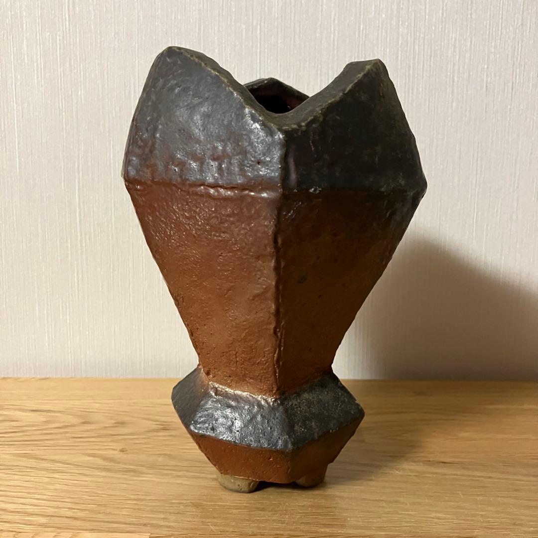 備前焼　花器　花瓶　オブジェ