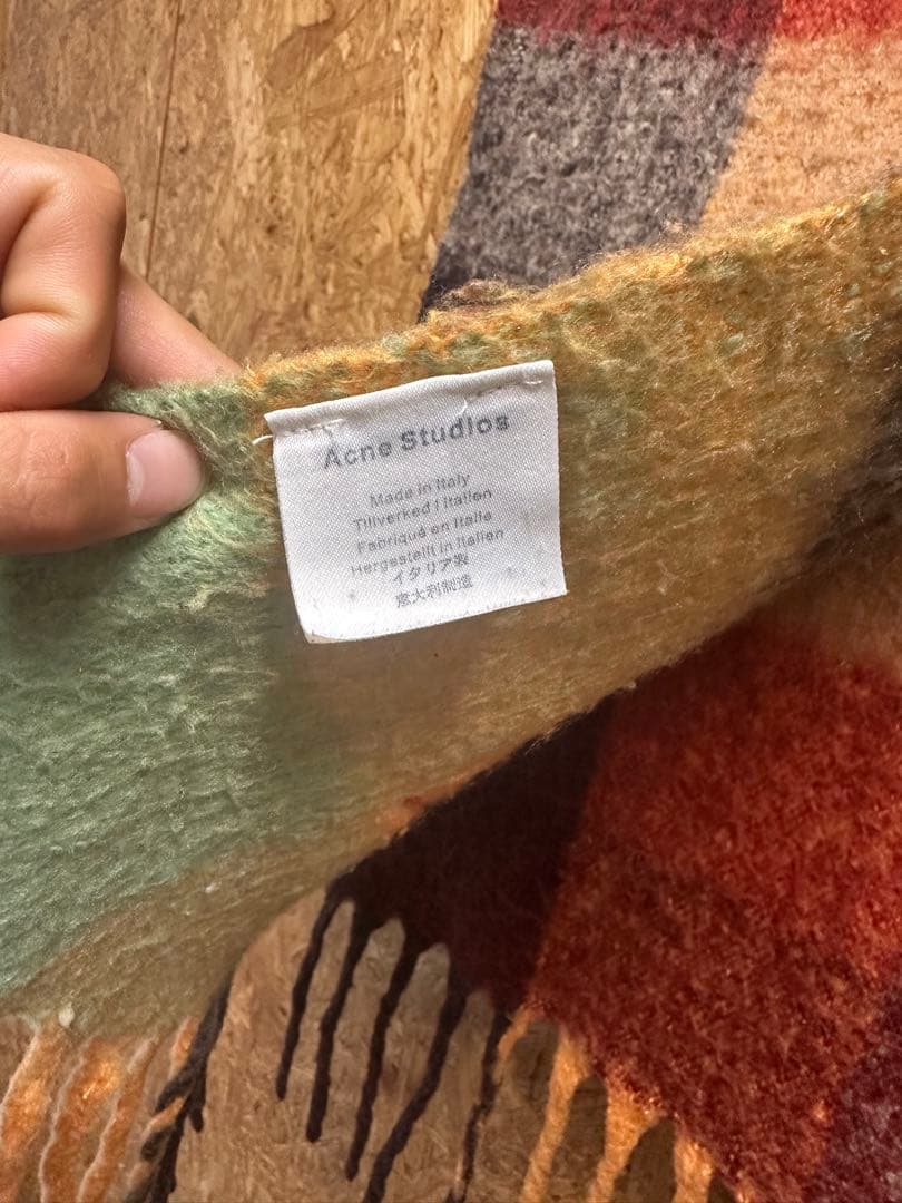 g*2様 Acne Studios チェック柄マフラー