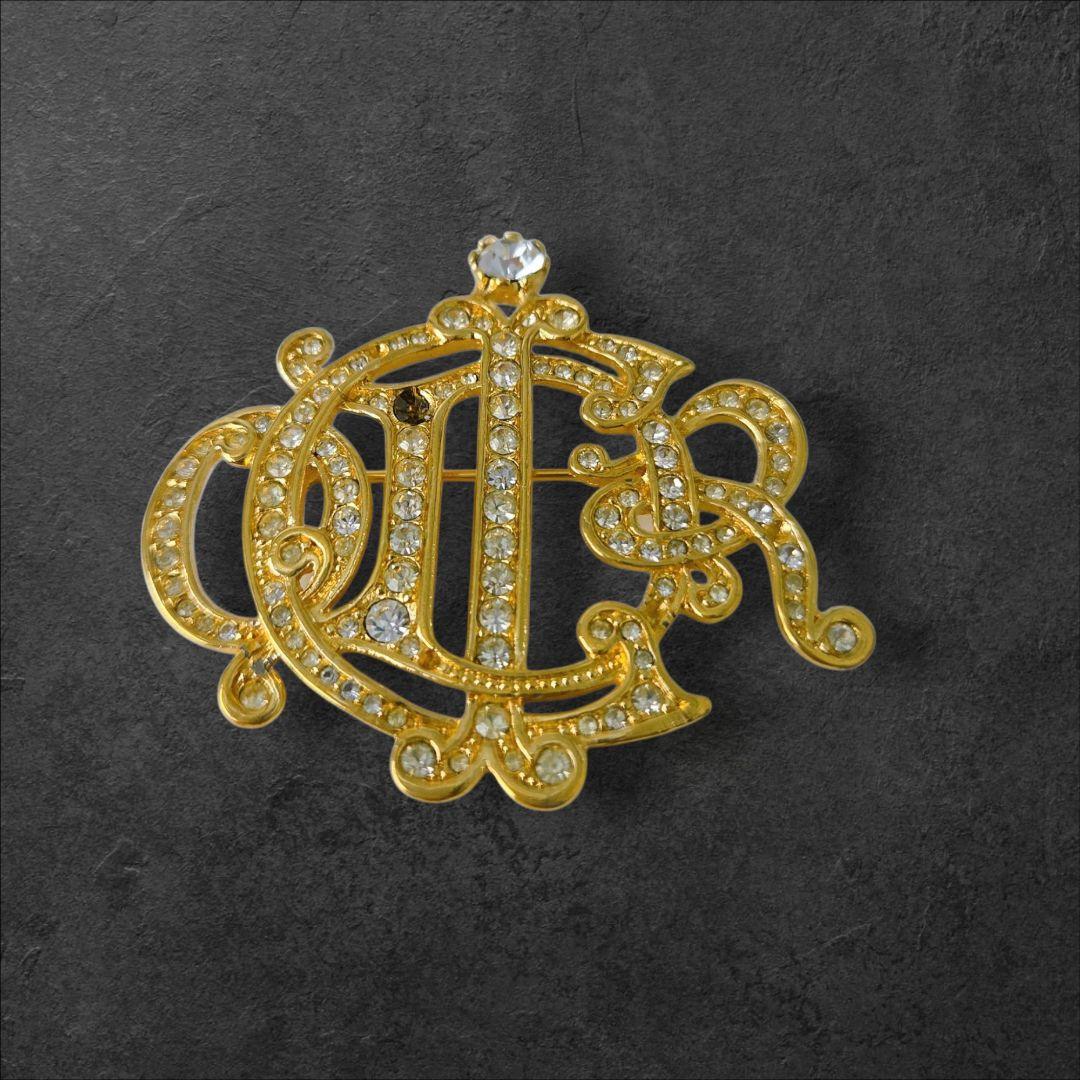 Christian Dior　Brooch Gold Vintage