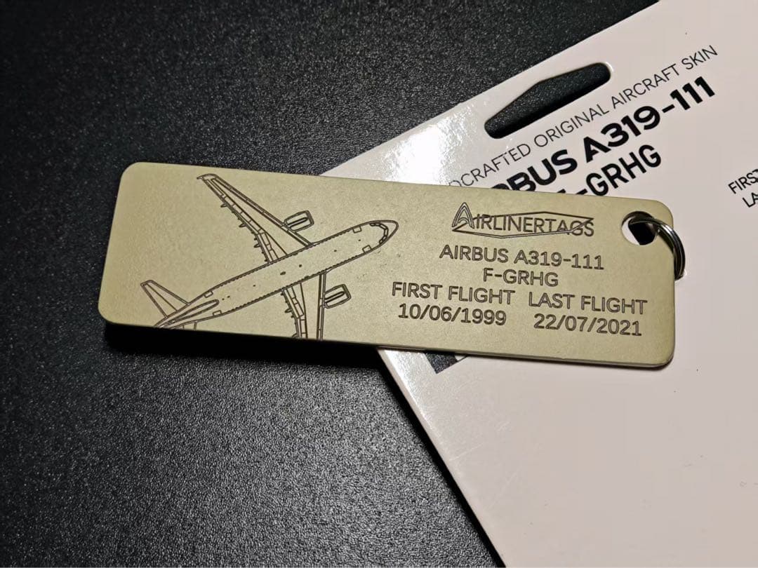 エールフランス Airlinertags A319-111 赤色