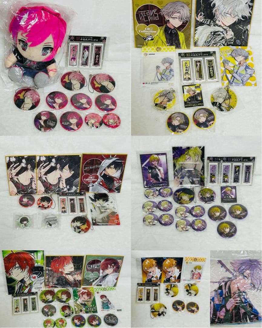 ディアヴォーカリスト 缶バッジ ぬいぐるみ　アクキーセット　クッション　色紙