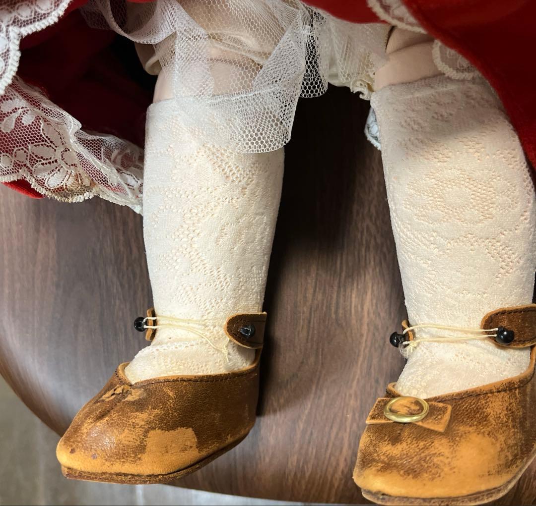 ★美品★ビスクドール　フランス製　アンティークドール アオイドール