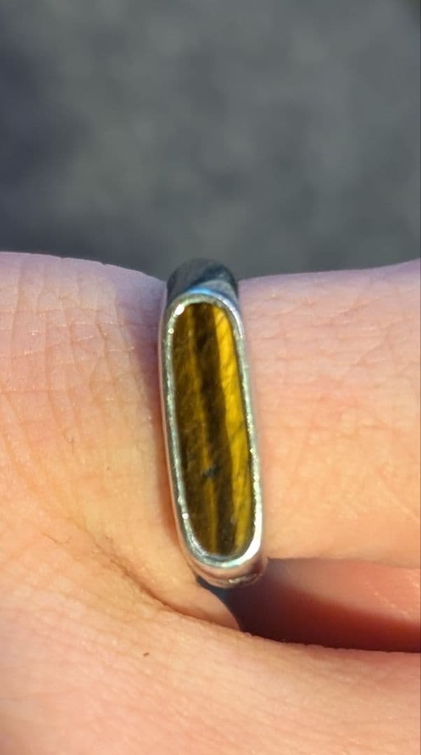 トムウッド　 Mario Ring マリオリング　タイガーアイ　46