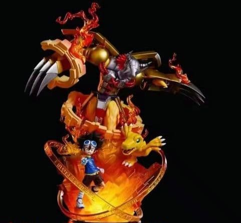 デジモン　アグモン　ウォーグレイモン　フィギュア