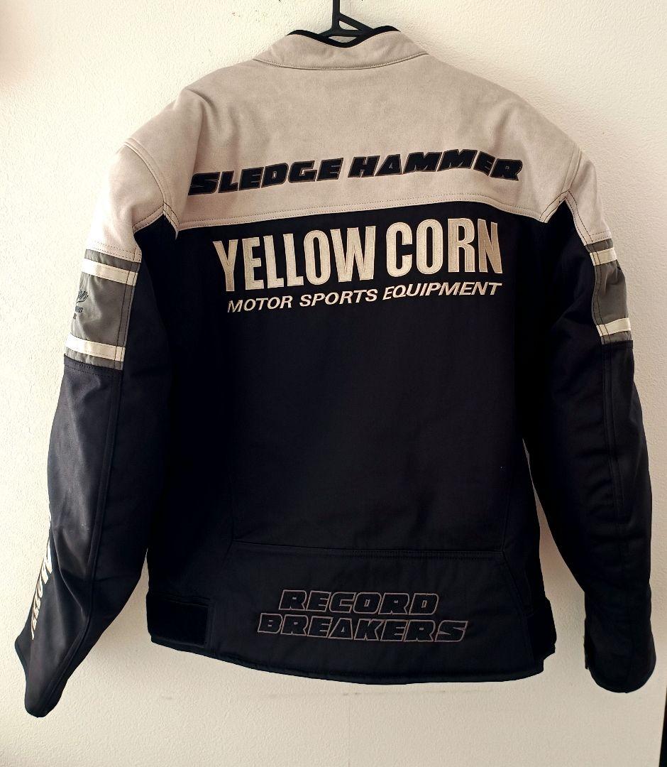 美品YELLOW CORNBB-4304ウインターバイクレザージャケット 3L