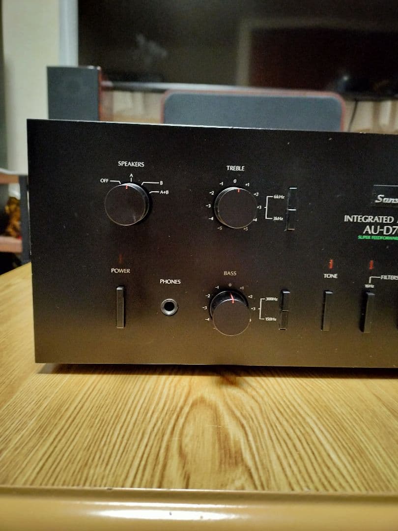 プリメインアンプ SANSUI AU-D707F 音出し確認済
