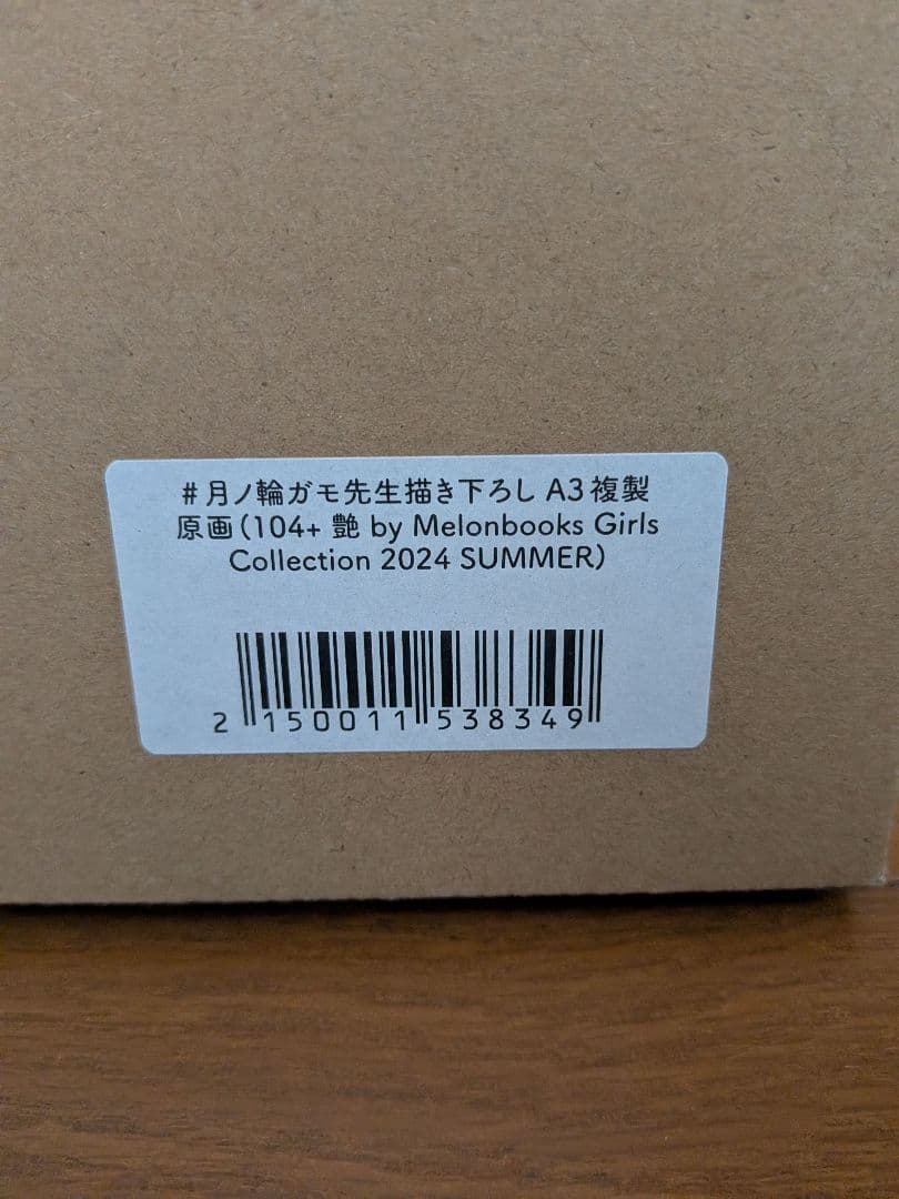 月ノ輪ガモ先生描き下ろし A3複製原画　新品未開封　メロンブックス