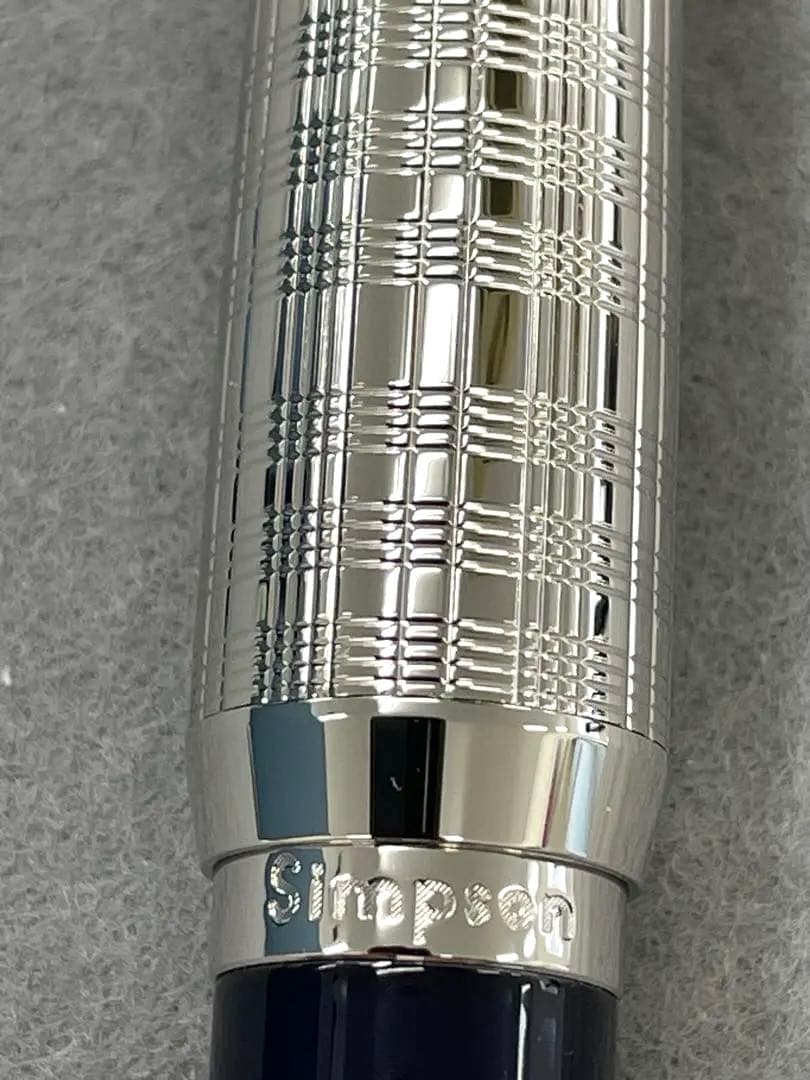 【未使用】DAKS ダックス アプレイド万年筆 ブルー