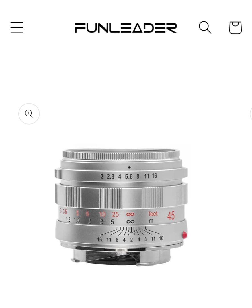 Funleader Contax G45 F2 to Leica Mコンバート