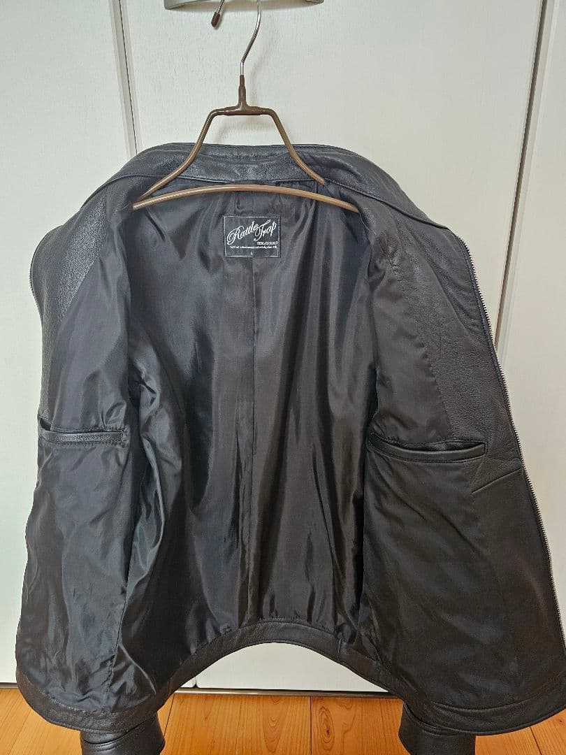 Rattle Trap シングルライダースレザージャケット 黒　Lサイズ　極美品