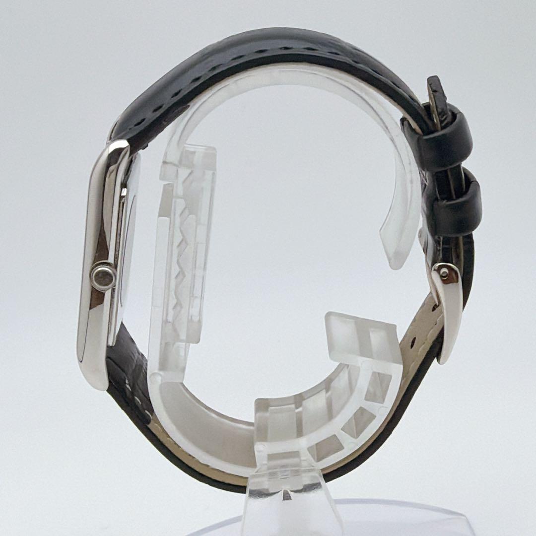 【希少】イヴサンローラン レクタンギュラー スクエア 青針 腕時計 ボーイズ