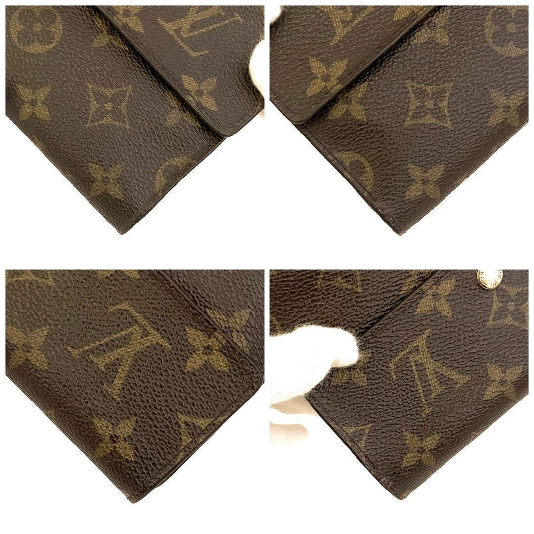 ⭕️パスケース付き⭕️ルイヴィトン　モノグラム　ポルトトレゾール【三つ折り財布】