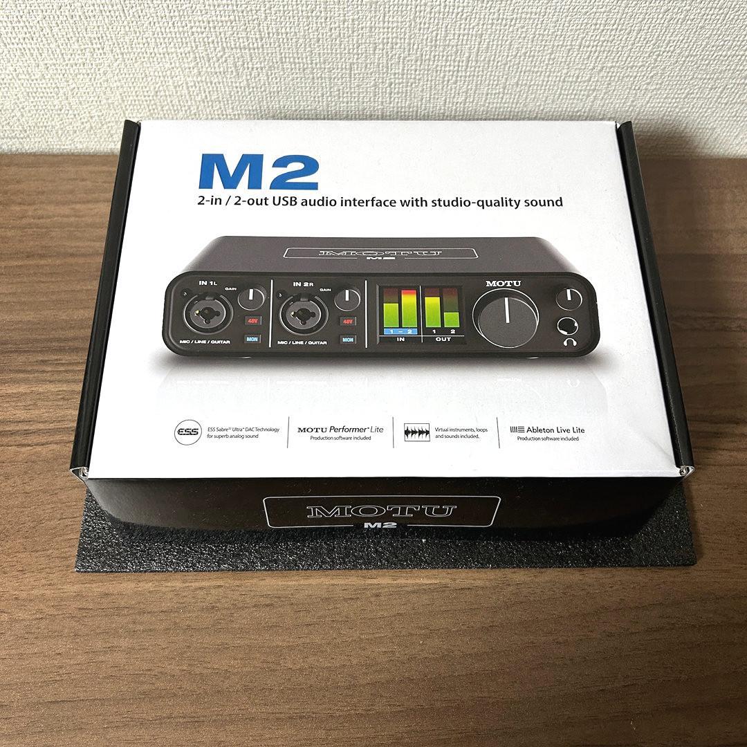 【未使用品】MOTU M2 オーディオインターフェース 国内正規品