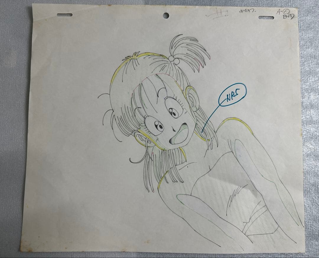 ドラゴンボール　ブルマ　原画