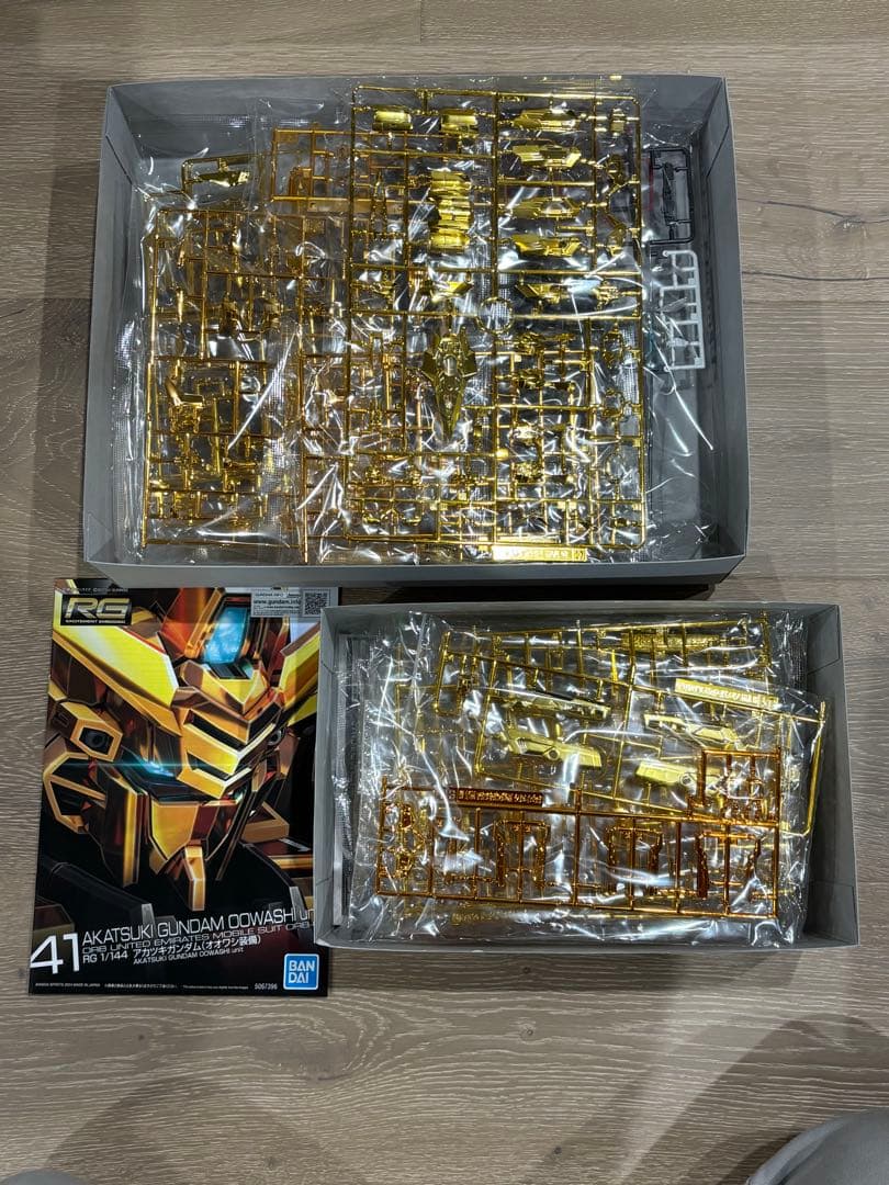 RG アカツキガンダム オオワシ　シラヌイパック&HGゼウスシルエットまとめ売り