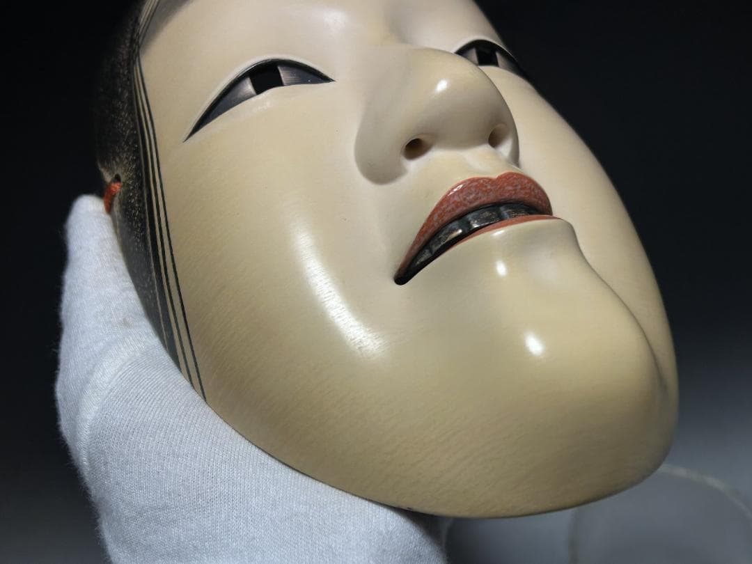 能面 小面　匠　国宝模写　若女 孫次郎　ビンテージ