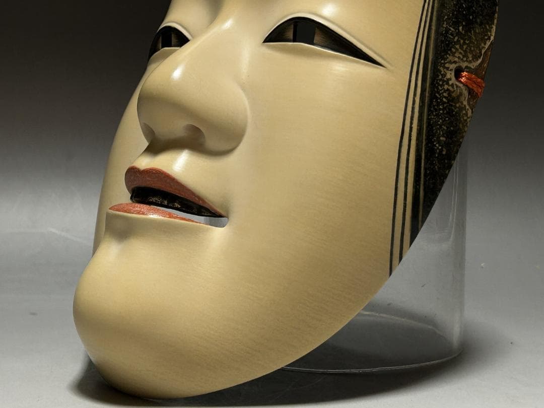 能面 小面　匠　国宝模写　若女 孫次郎　ビンテージ