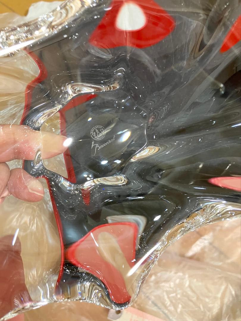 バカラ　灰皿　アクセサリートレイ　インテリア　小物入れ