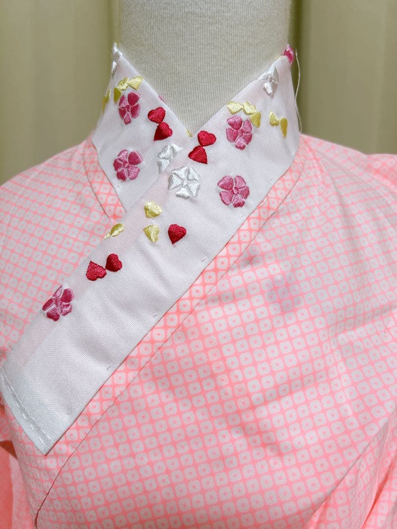 人気カラー♡七五三　7歳　女の子　紫系　ピンク系　パステル　パール付帯締め