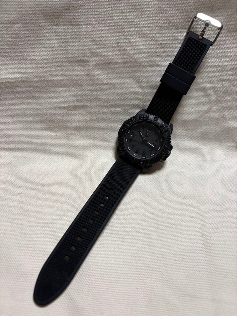 ジャンク 訳あり ルミノックス 3050 3950 LUMINOX ブラック時計