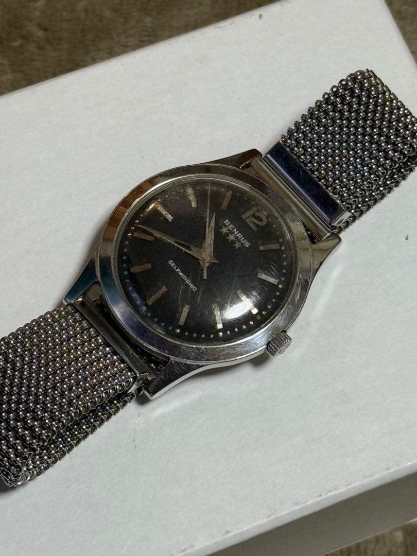 Y11 BENRUS ヴィンテージ腕時計 自動巻き ベンラス